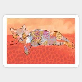 Colorful Cat Collage Sticker